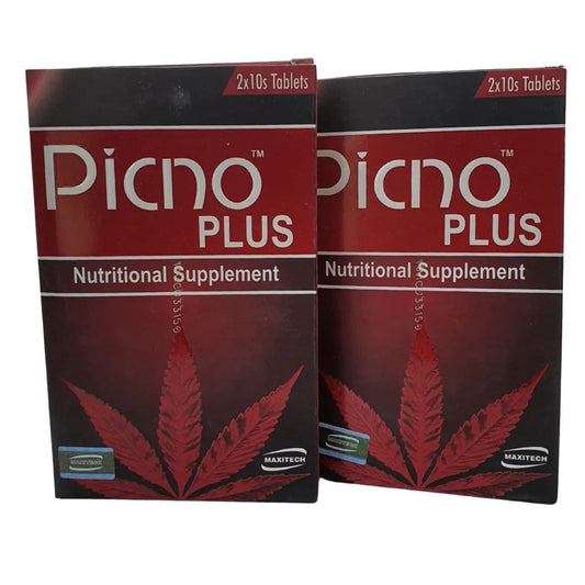 PICNO PLUS Tablets 20's (Pycnogenol, Vitamin E, Vitamin C, Niacin) - Antioxidant and Vitamin Supplement for Skin Health in Pakistan