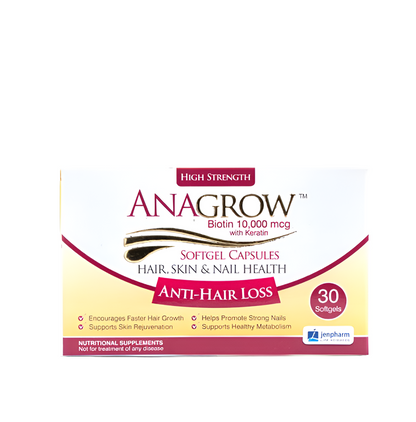 Anagrow Soft Gel Capsules
Anti Hair Fall | Proven Results