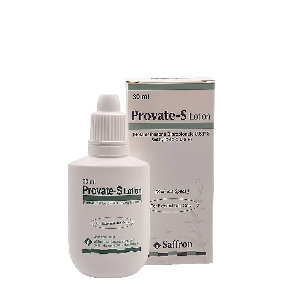 PROVATE-S LOTION (BETAMATHASONE DIPROPIONATE U.S.P AND SALICYLIC ACID U.S.P) 30ML